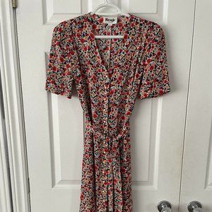 Rouje Mathilde Dress - Red Floral